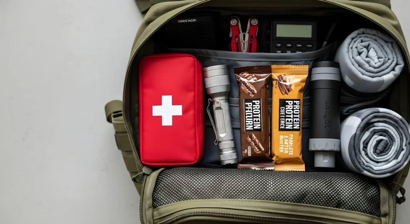 packing essentials in hiking backapack